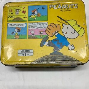 Vintage Peanuts Lunchbox with thermos